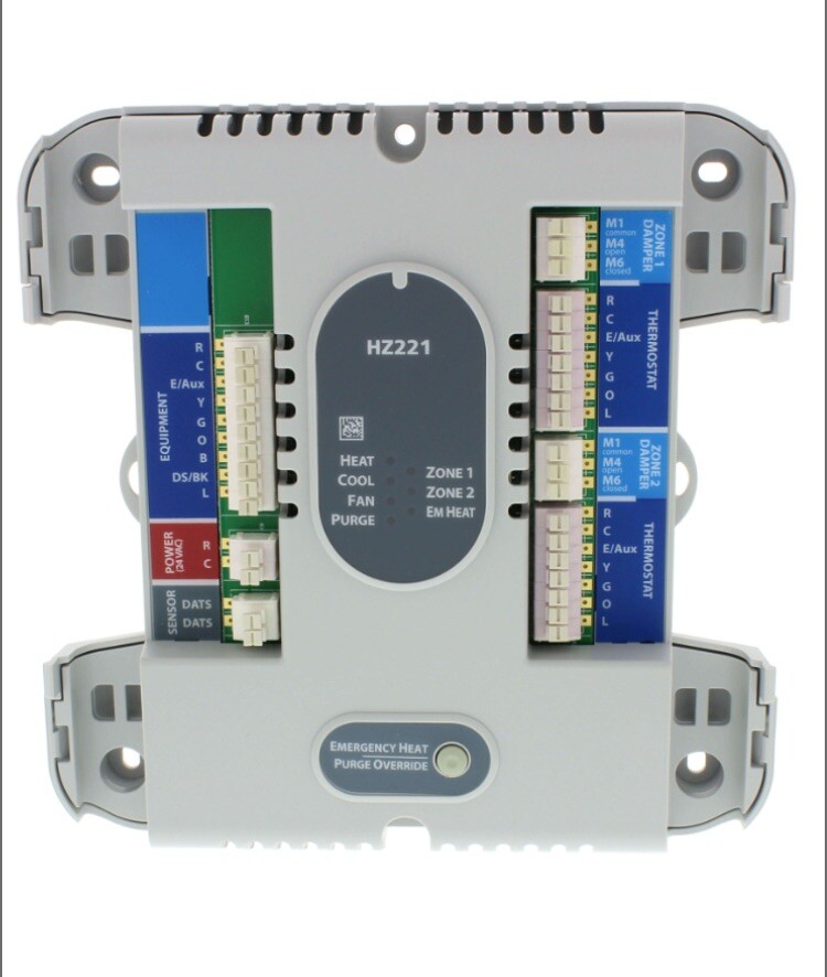 Honeywell HZ221 True Zone Control Panel 24VAC 2 Zones