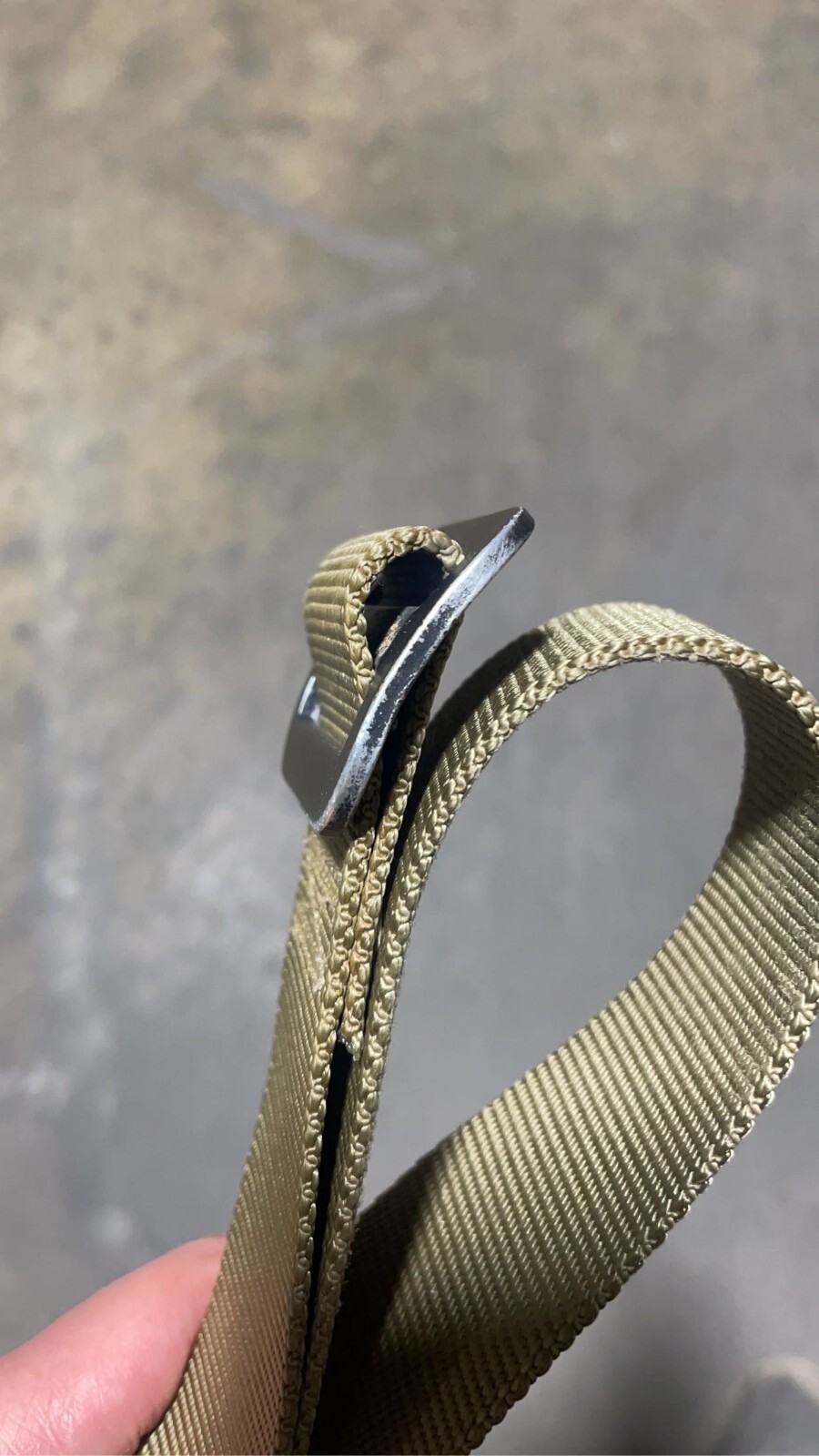 USGI DLA ADJUSTABLE Riggers Belt OCP TAN 499 SIZE 44 8415-01-630-9499 EXC