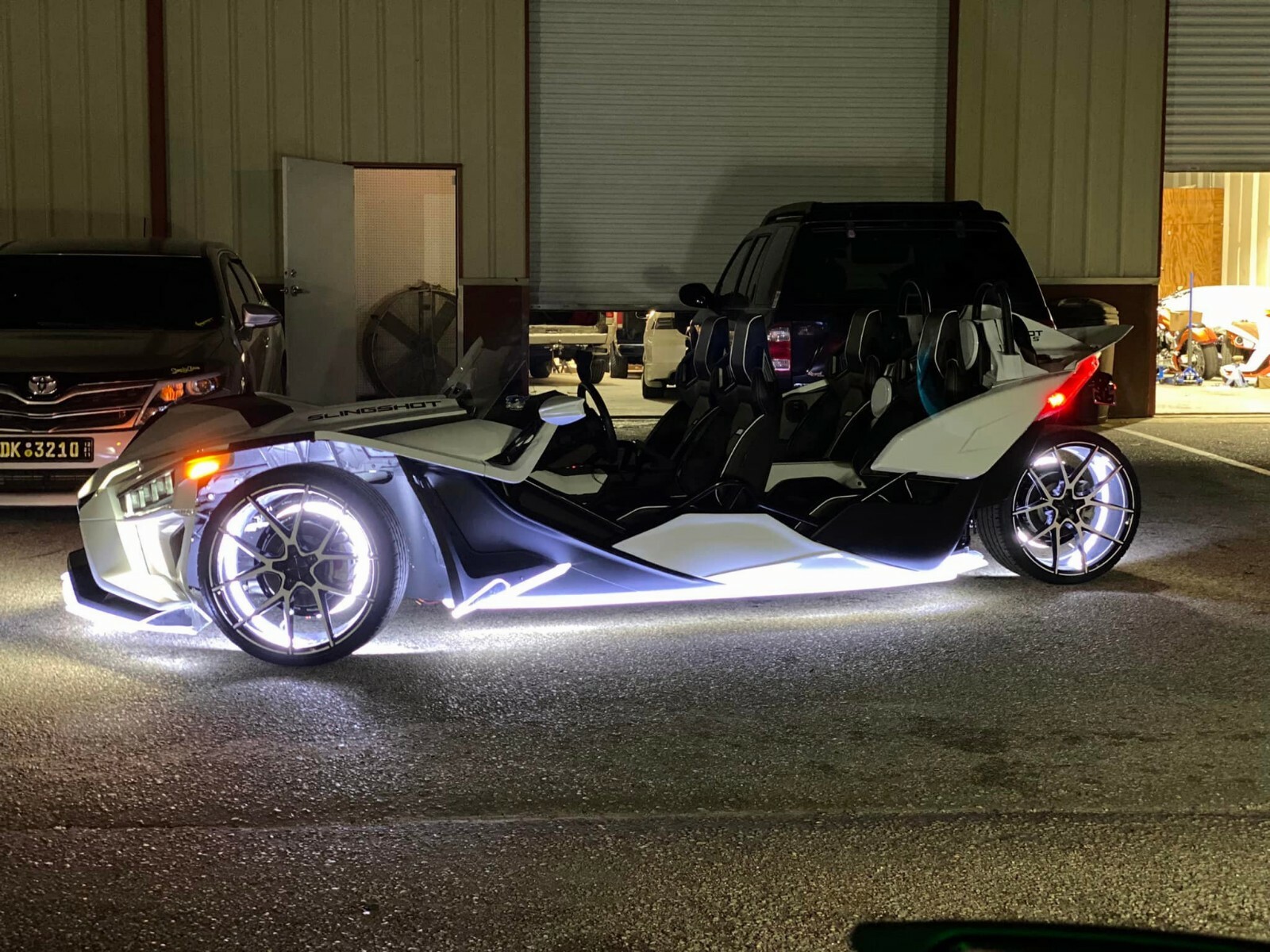 4PCS 4FT Kit Quad Row White LED Strips Fit for Car Truck 15.5'' Wheel Rim Lights