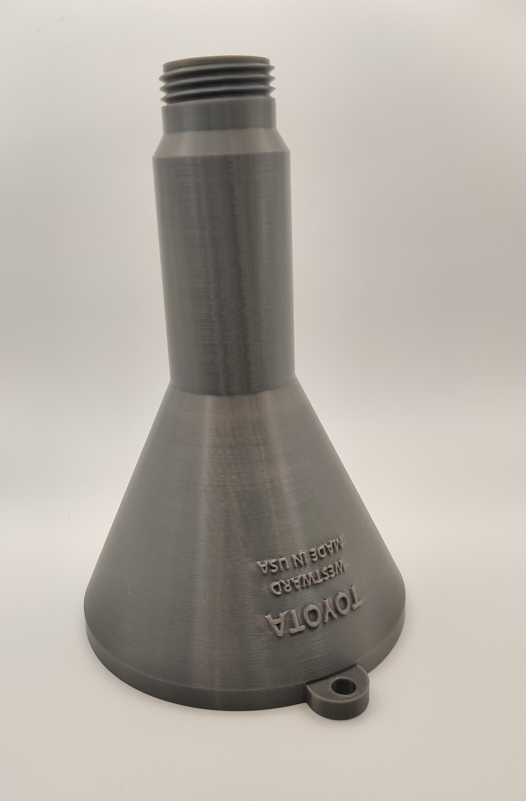 Best Threaded Toyota Lexus Scion Oil Funnel - VENTED - GREY - MADE IN USA