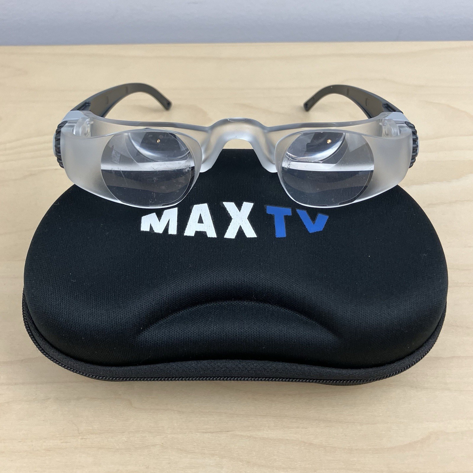 Max TV Glasses Distance Viewing Binocular With Case