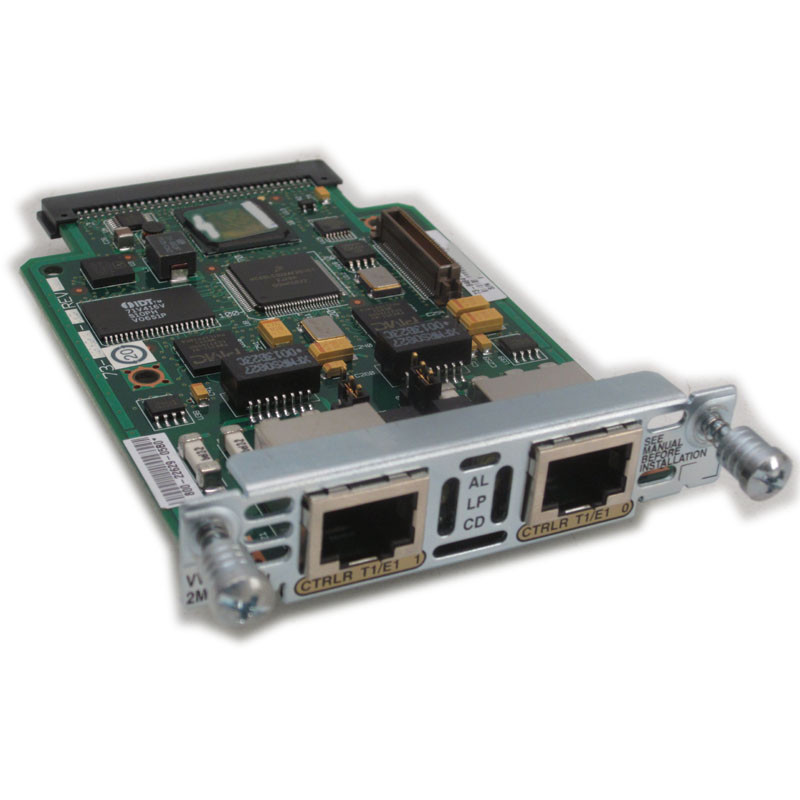 CISCO VWIC2-2MFT-T1/E1 2-Port T1/E1 Multiflex Trunk Voice WAN Interface Card