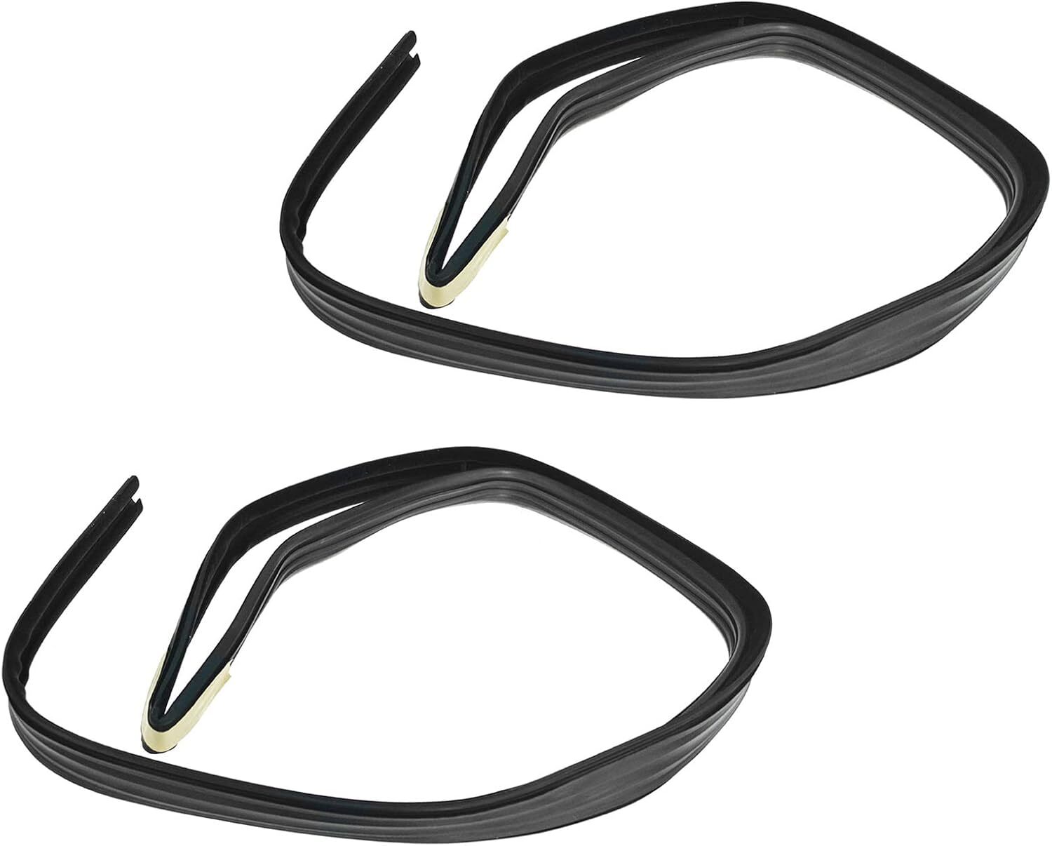 2x Front Door Window Run Channel Weatherstrip Seals For Chevy GMC C/K Pickup