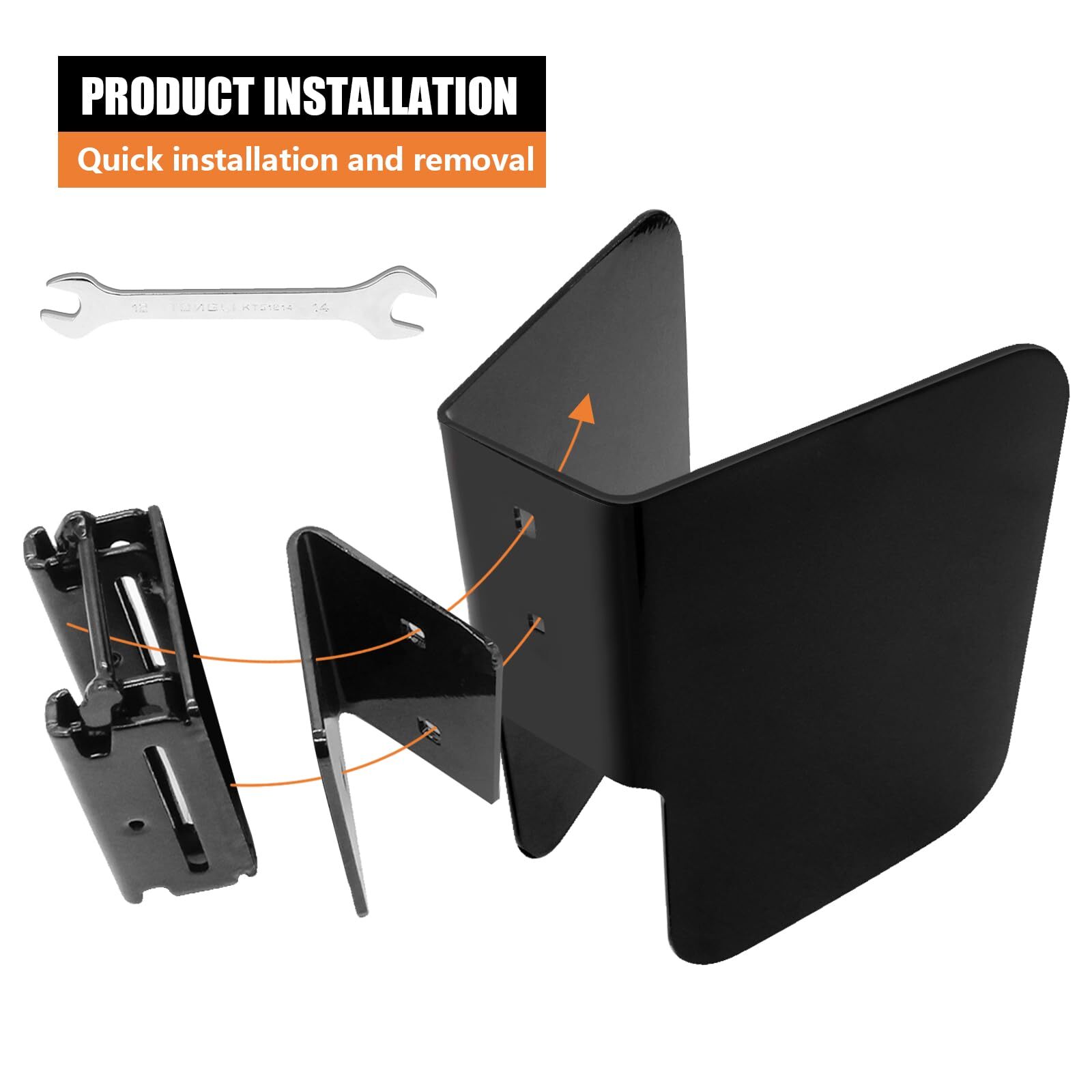 4 pack E-track Wheel Chock Strap Kit Motorcycle Wheel Chocks Heavy Duty Powder