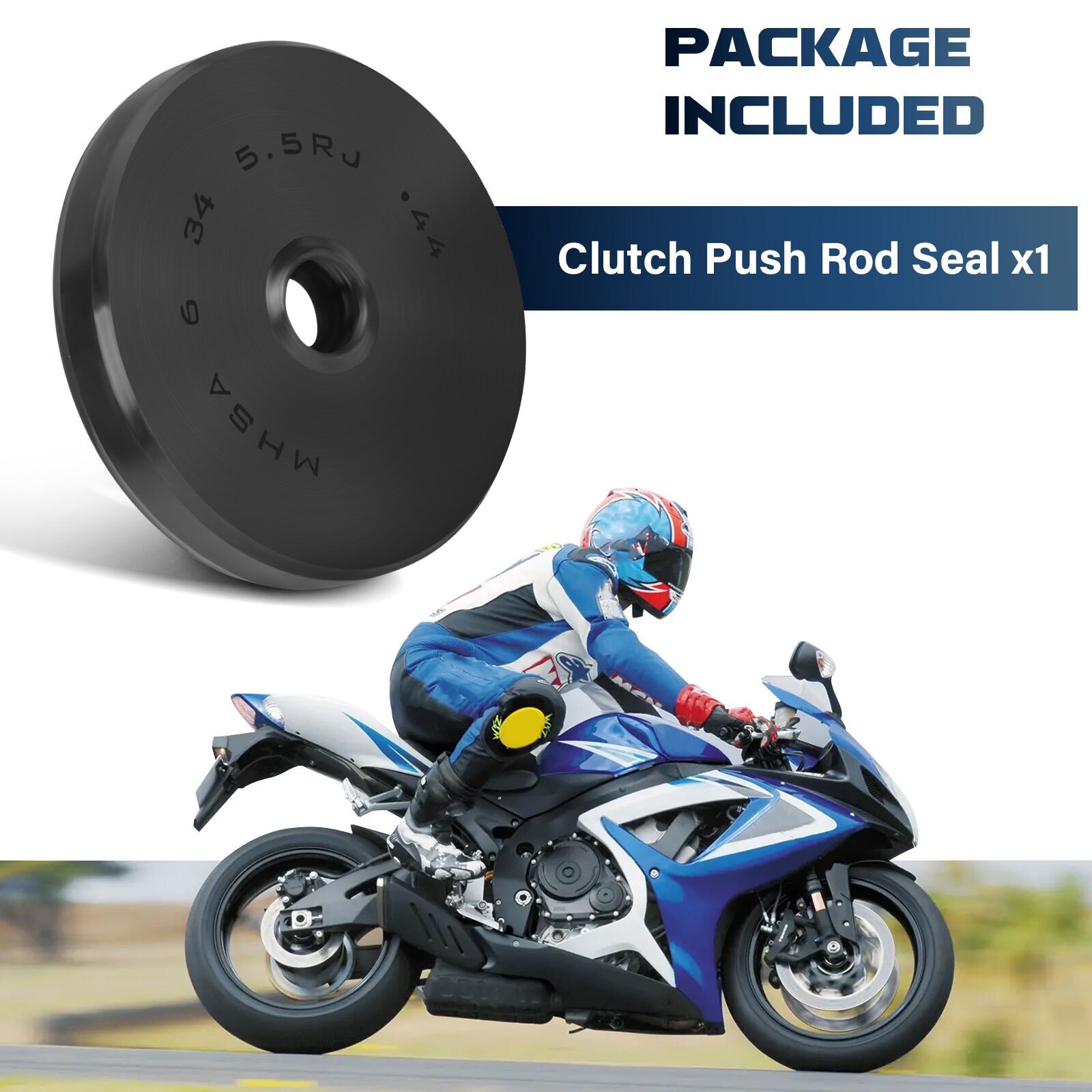 Clutch Push Rod Seal For Suzuki Katana 600 750 1100 GSX1100G GSX-R600 GSX-R750G