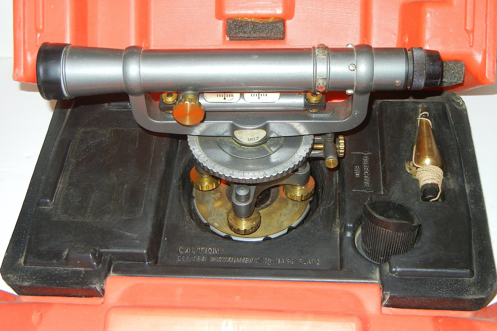 DAVID WHITE REALIST UNIVERSAL MODEL 8114 TRANSIT & CASE