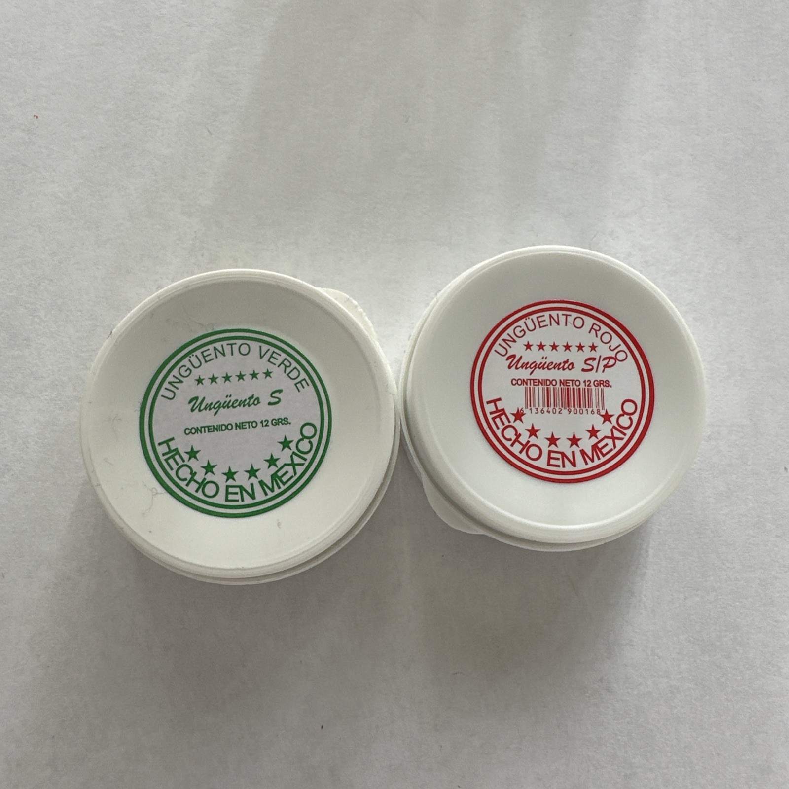 2X UNGUENTO Rojo Verde Penicilina Y SULFATIAZOL CUTS SCRATCHES INFECTIONS Pomada