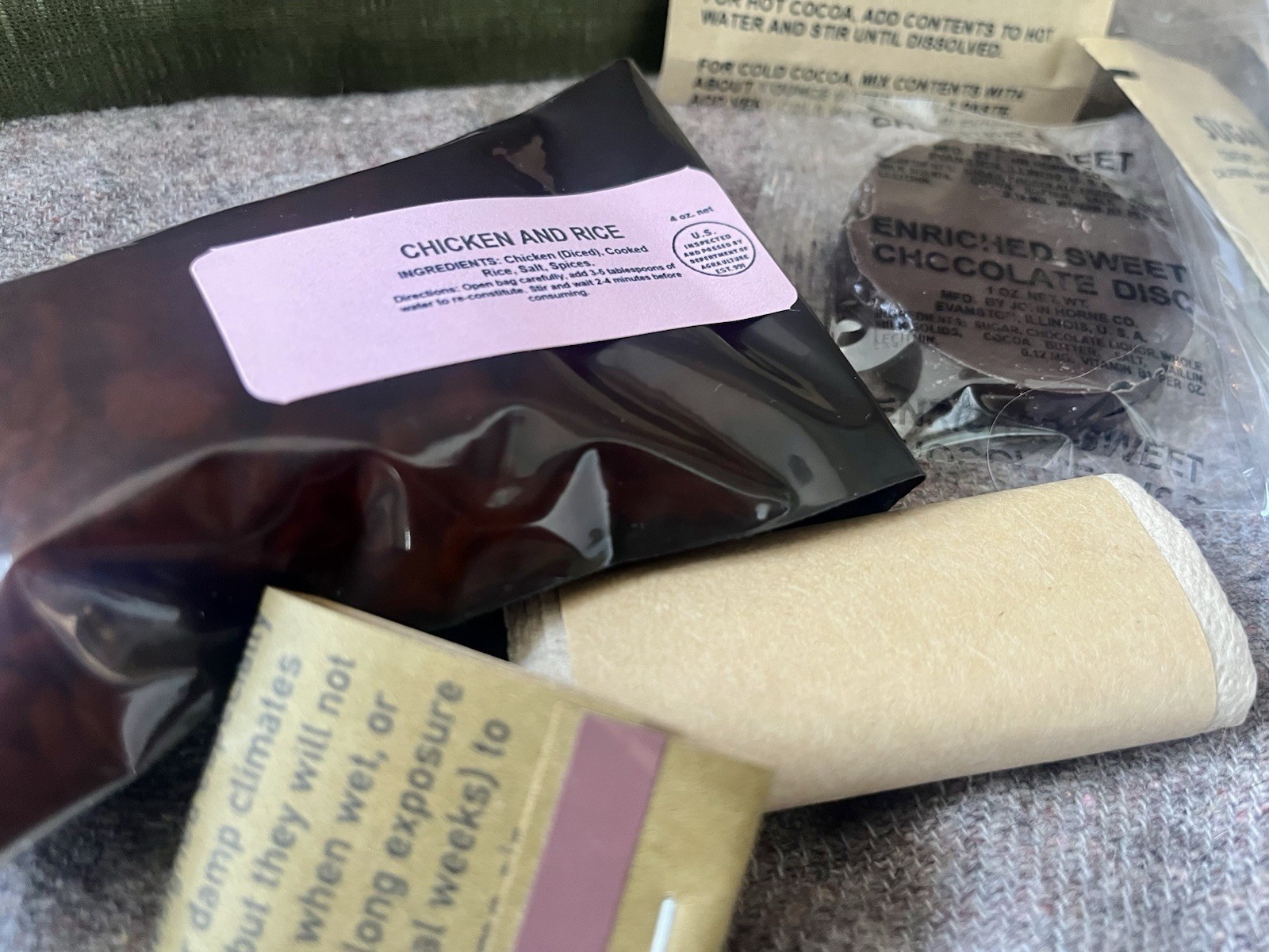 Vietnam Long Range Patrol Ration - Fully Edible And Refillable Ration Kit