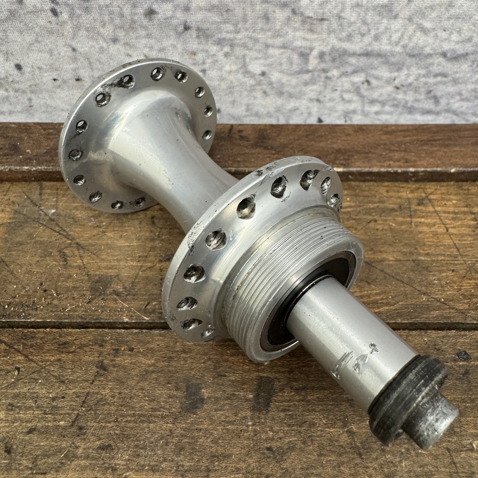 Vintage Mavic 500 Rear Hub 32H BSA Threaded Freewheel Road Bike Hub 126mm