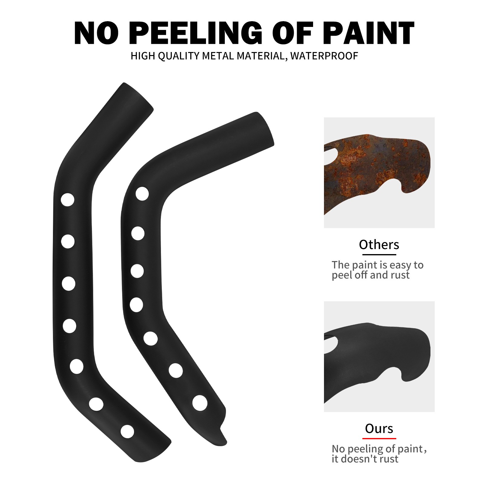 Exhaust Header Cover Pipe Heat Shields Black For Harley Sportster XL883 2004-up