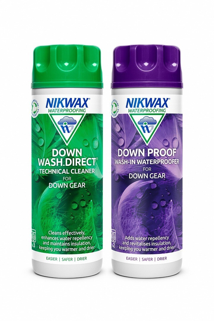 Nikwax Down Wash and Down Proof 300ml Twin Pack