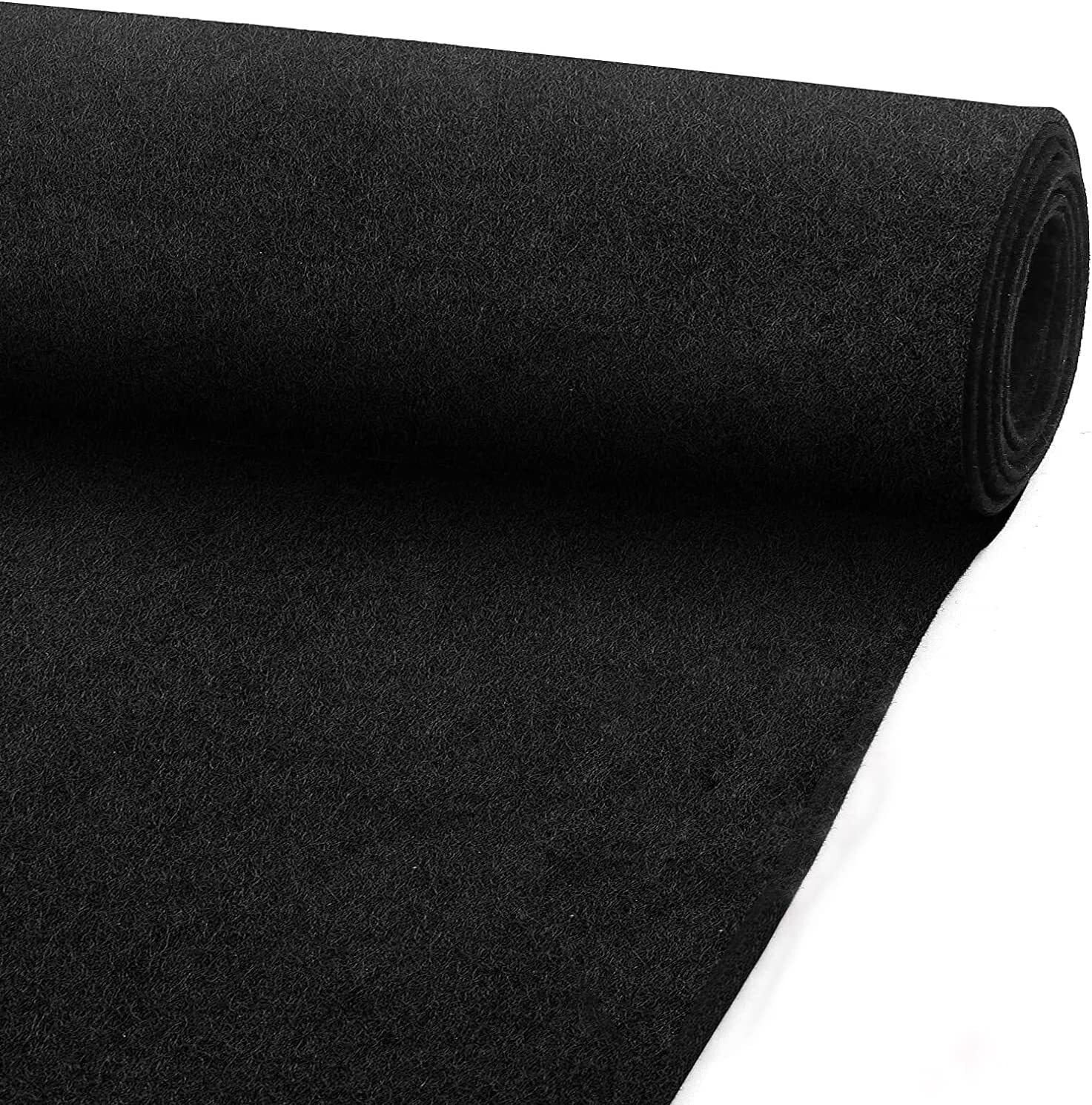 71"×40" Car Woofer Speaker Box Black Carpet Audio Wrap Trunk Liner Upholstery