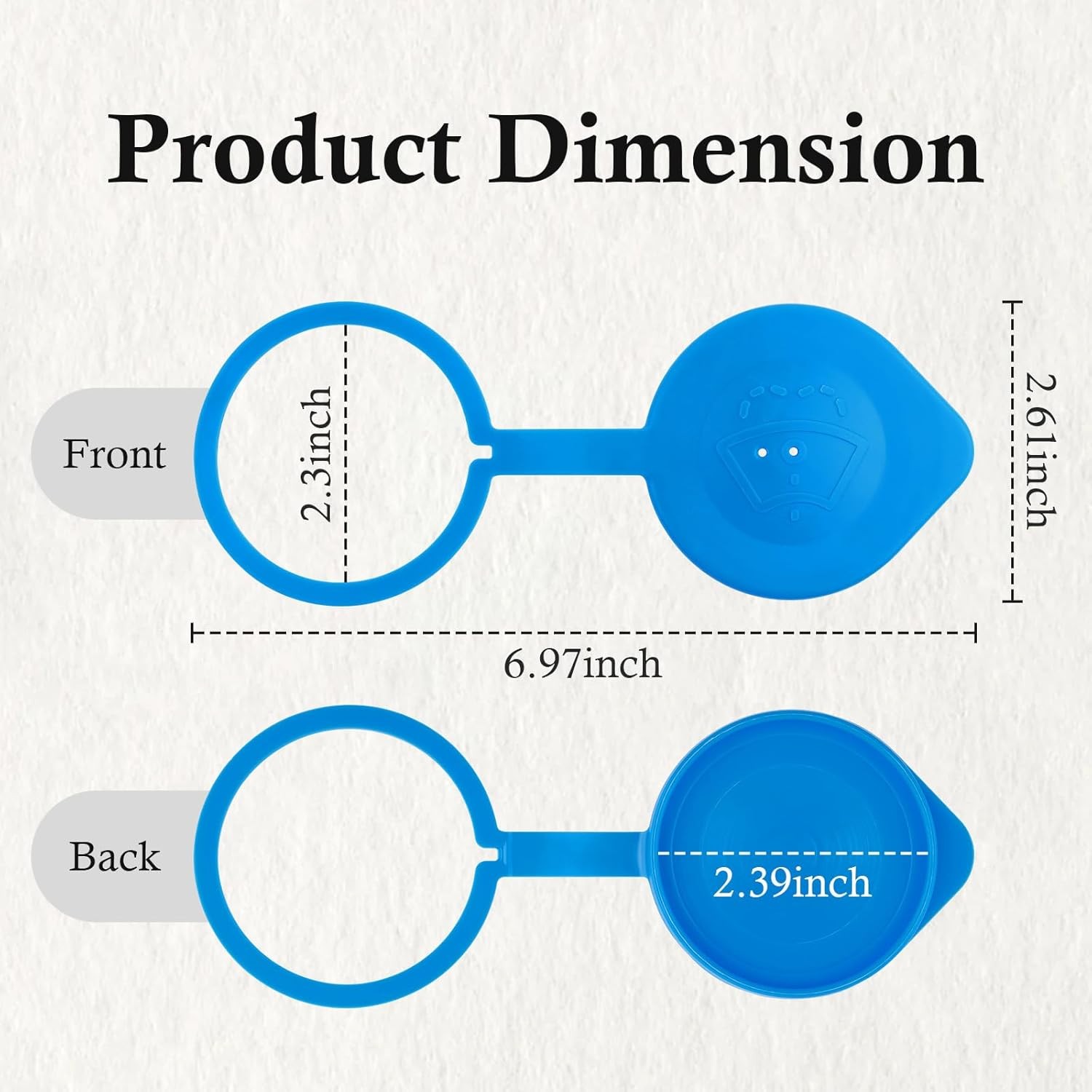 Windshield Washer Fluid Cap OEM 76802-SZA-A01, Sealing Windshield Wiper Fluid Ca