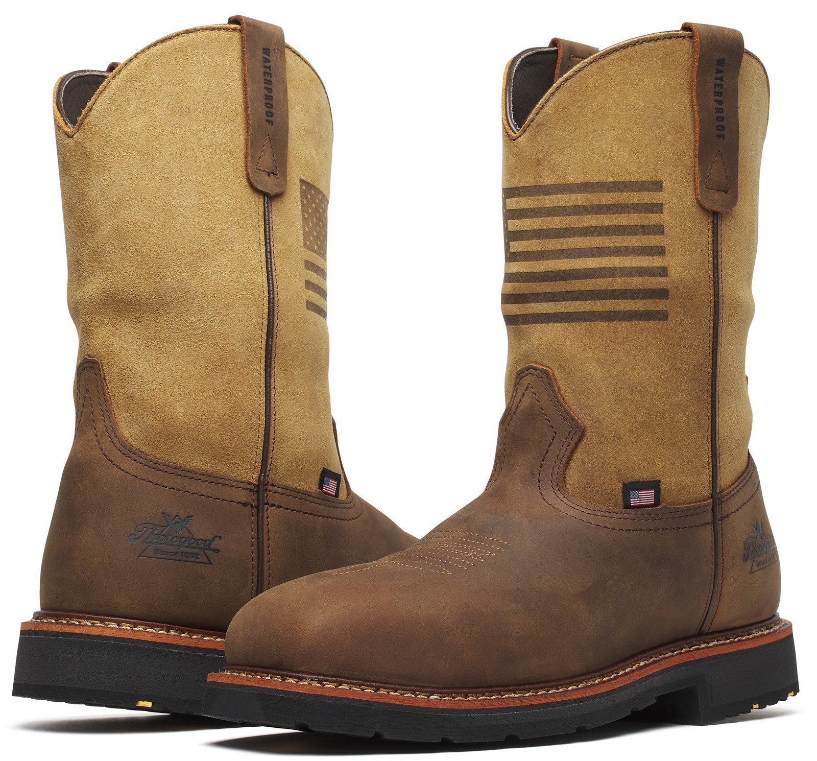 Thorogood Men's 11" Made in USA Composite Toe Waterproof Wellingtons 804-4338