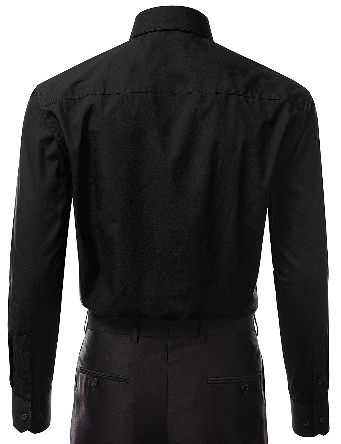 New Berlioni Italy Men Premium Classic French Convertible Cuff Solid Dress Shirt