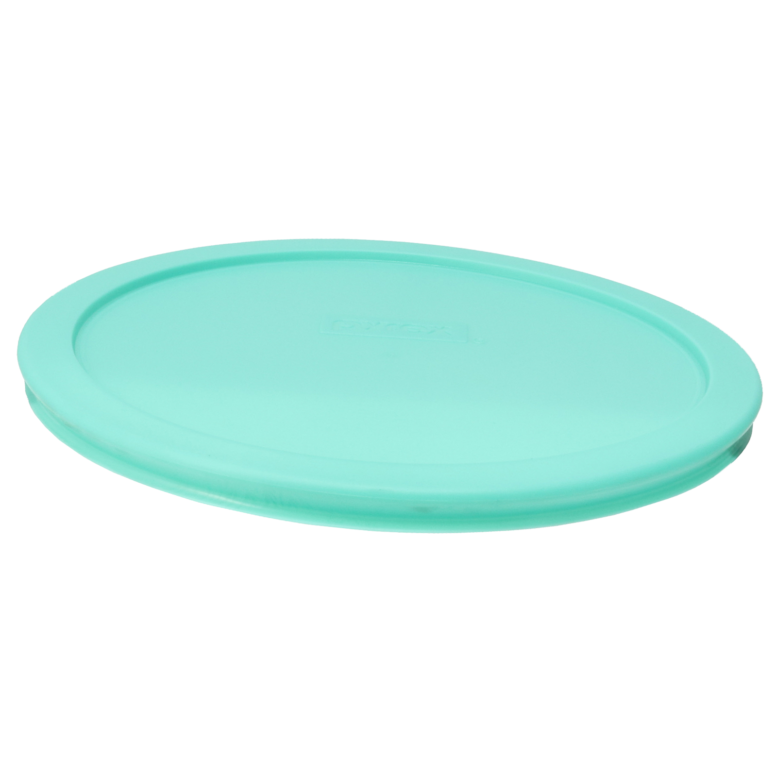 Pyrex 7402-PC Light Green Round Plastic Food Storage Replacement Lid (2-Pack)