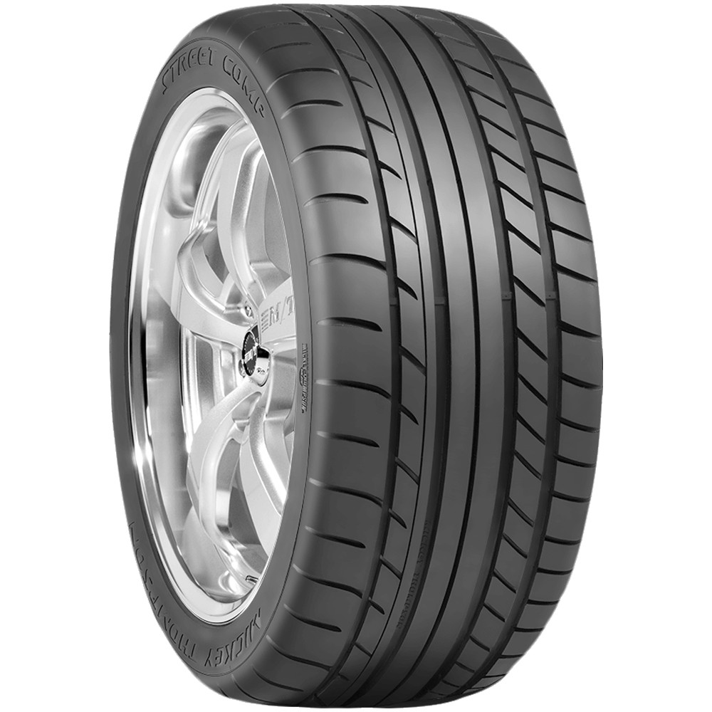 (QTY 2) 275/40R17 Mickey Thompson Street Comp 98W SL Black Wall Tires