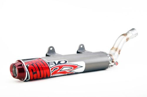 Big Gun EVO Race SS Slip-On Exhaust With Red Tip For Yamaha Raptor 700 R 09-2662