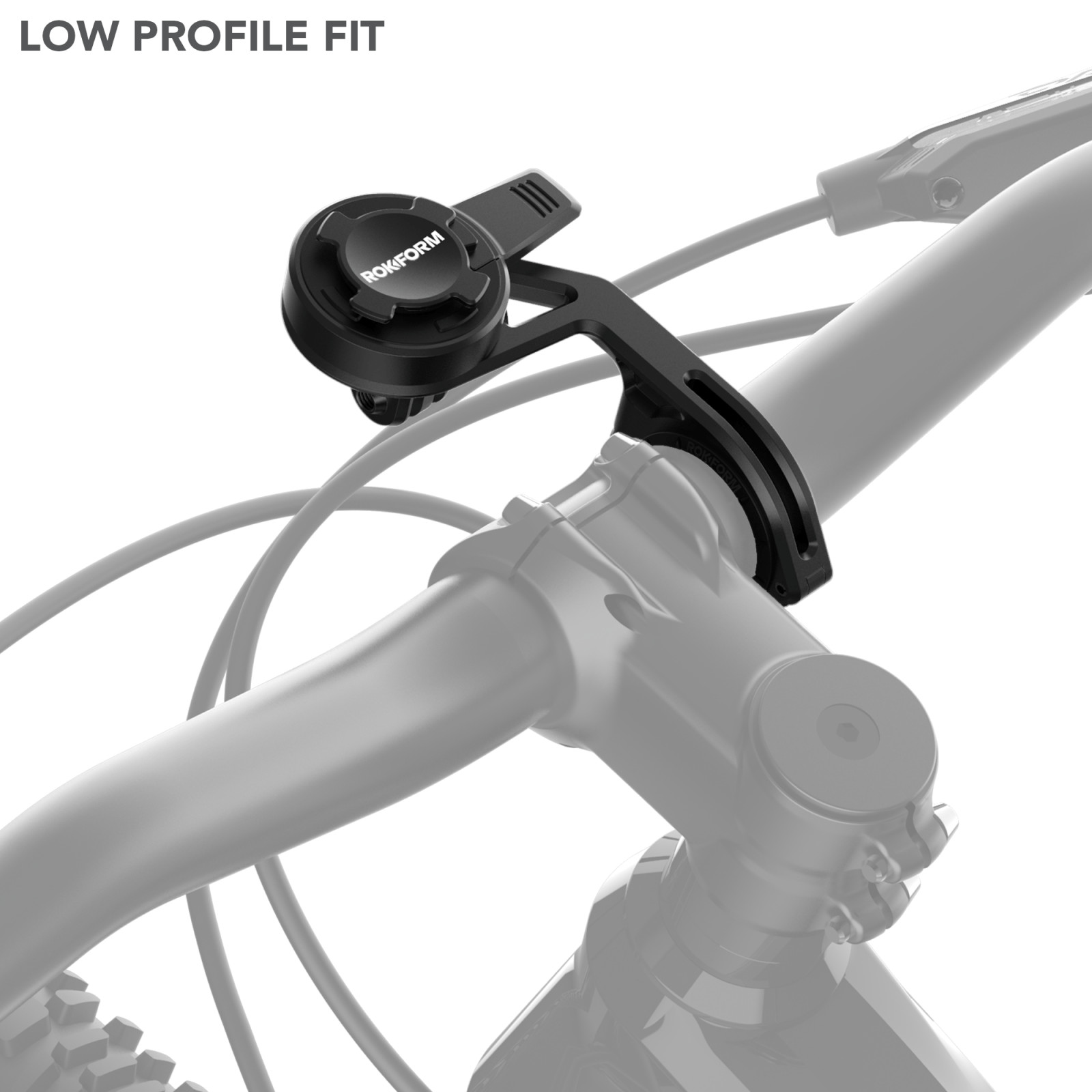 Rokform Over The Top Bike Phone Mount - Highly Durable Outdoor Biking Trailing