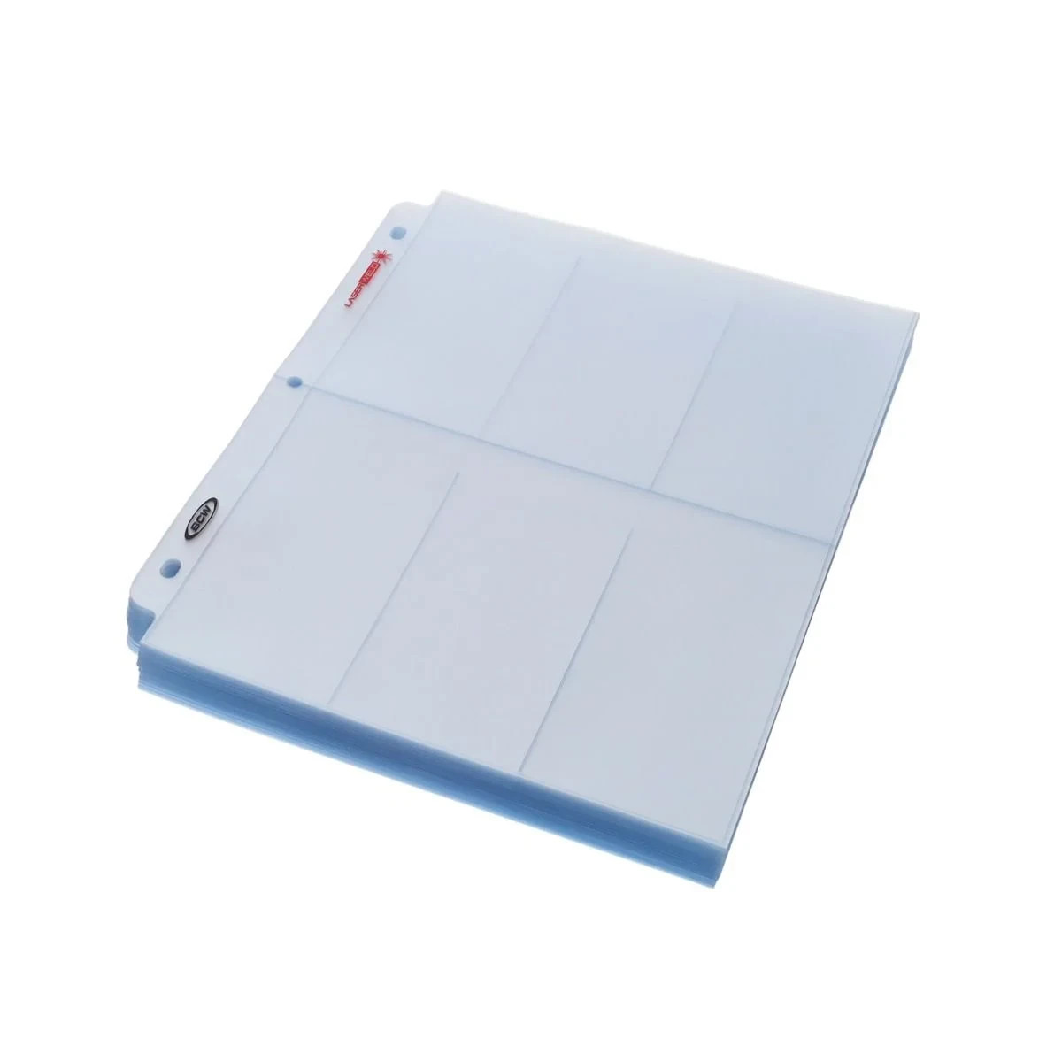 10 BCW Pro 6-Pocket Card Pages Sports Widevision Gameday Sheets Clear Protector