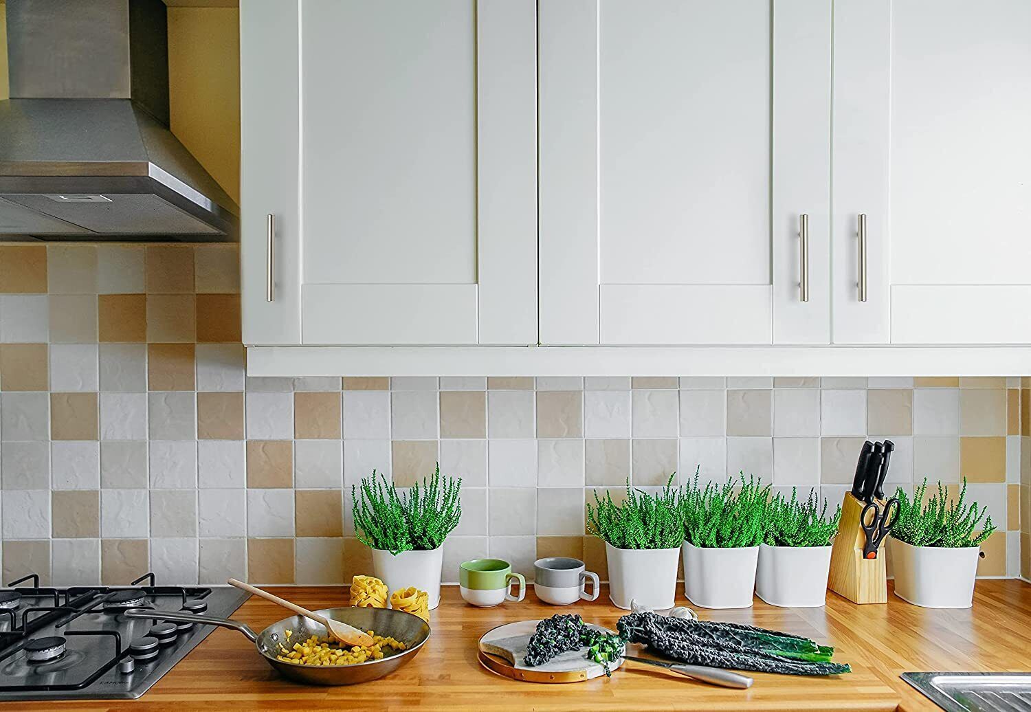 30Pack Brushed Nickel Kitchen Cabinet Handles Stainless Steel Drawer T Bar Pulls