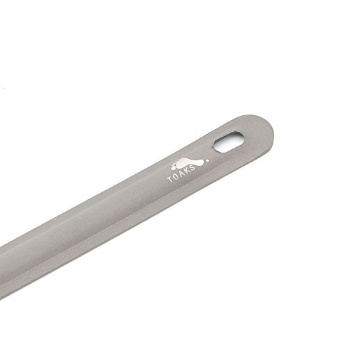 TOAKS Titanium Long Handle Spoon Polished Bowl Camping Utensil