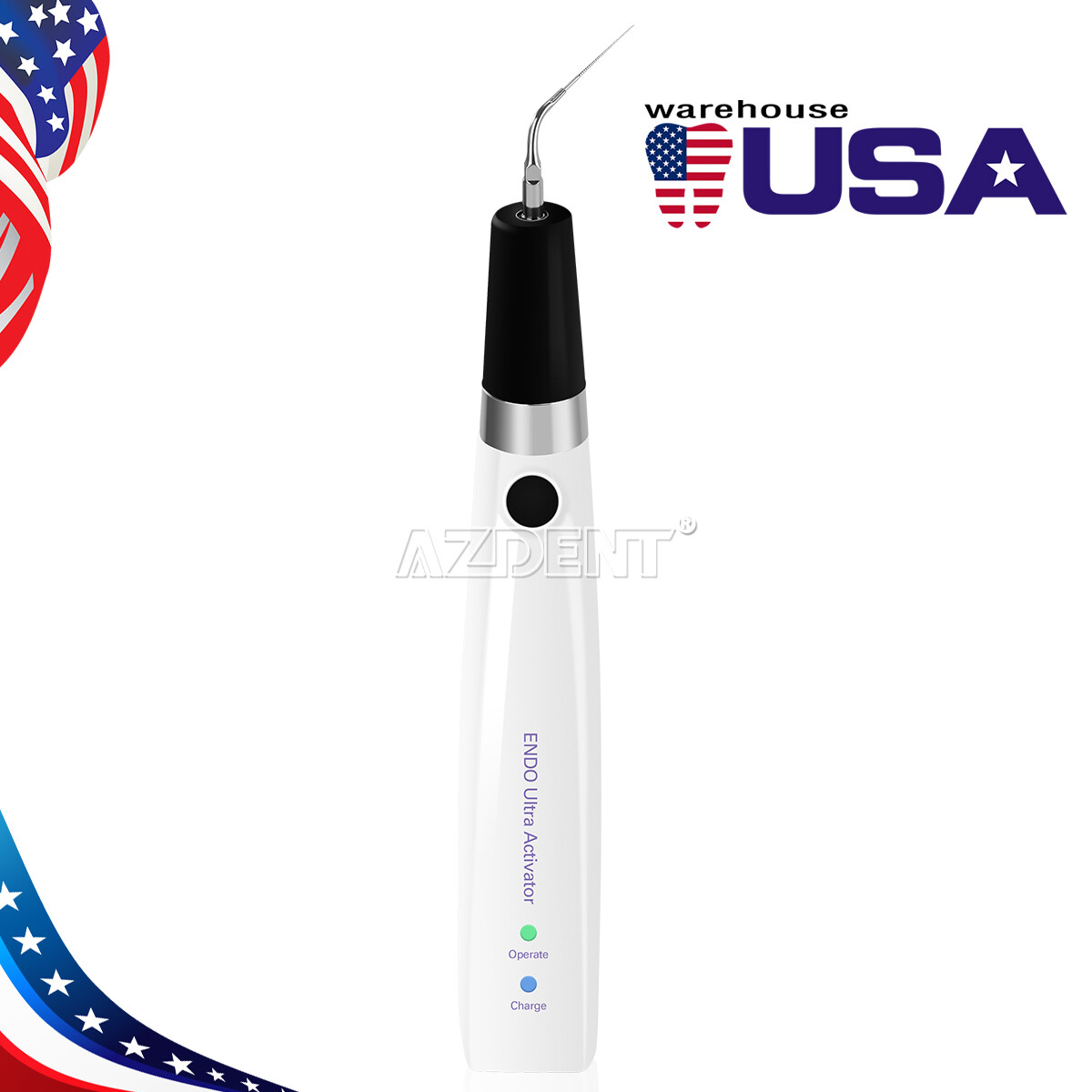 Dental Endo Ultra Activator Ultrasonic Irrigator Root Canal Handpiece 6 Tips