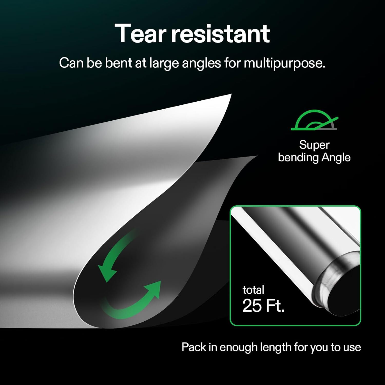 VIVOSUN 4x20ft/4x50ft/4x100ft Highly Reflective Mylar Film Roll Grow Room 2 Mil