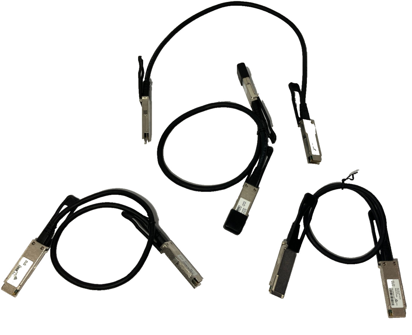 LOT of 4 Cisco Meraki QSFP 40G 0.5M Stacking Cable MA-CBL-40G-50CM 600-22160 OB