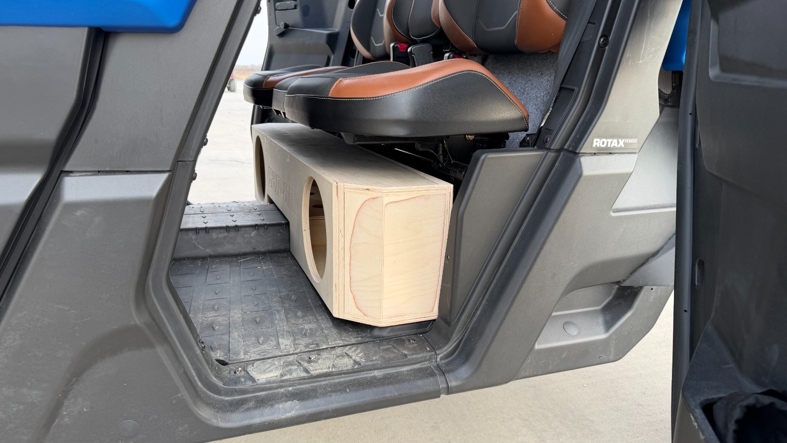 Can Am Defender 16-25 Under Seats Subwoofer Box 2X10" Sealed Birch 3/4