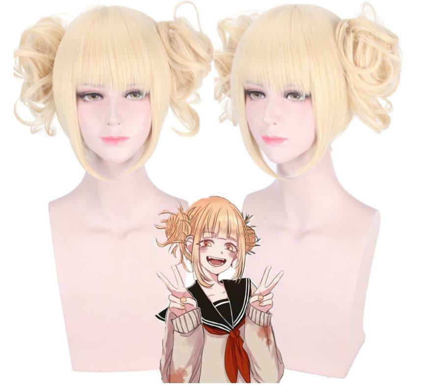 My Hero Academia Himiko Toga Cosplay Costume Wig JK Uniform Outfit Full Set