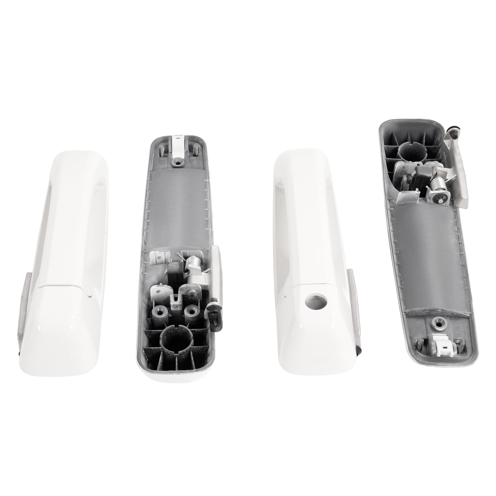 Fits DODGE RAM 1500 2009-2024/ RAM 2500 2011-2025 Outside Door Handle White 4Pcs