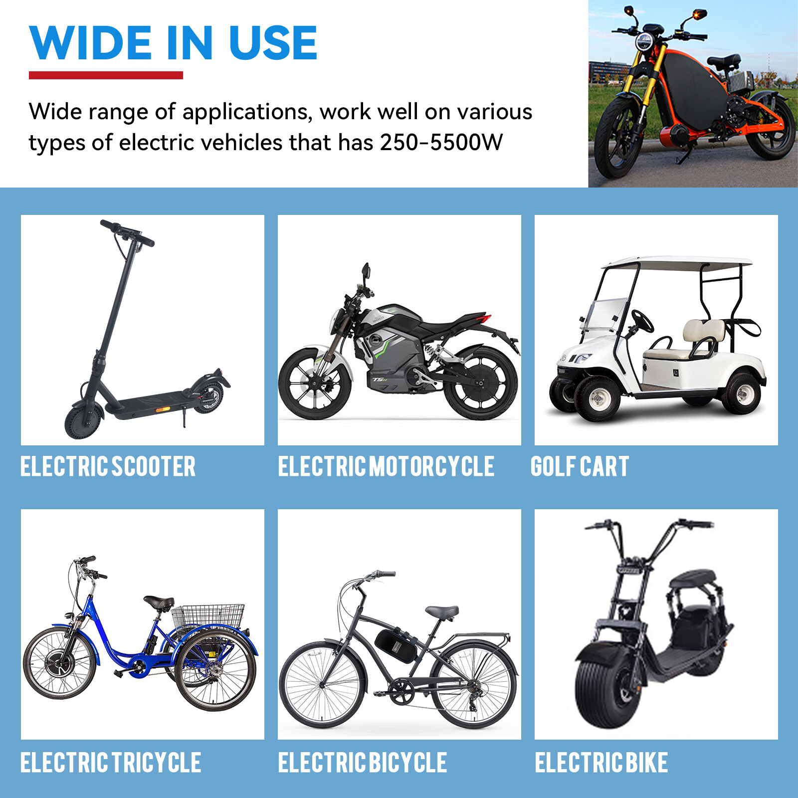 48V 60V 72V 18Ah-60Ah Lithium Lifepo4 Battery 500W-3500W ebike Electric Bicycles