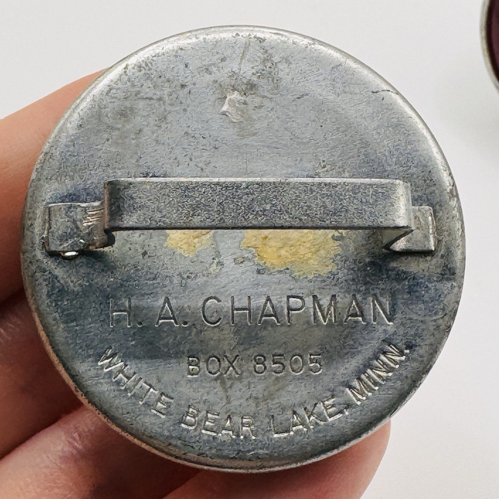 Vintage Horse Bridle Rosettes Red English Horse Head HA Chapman Pair