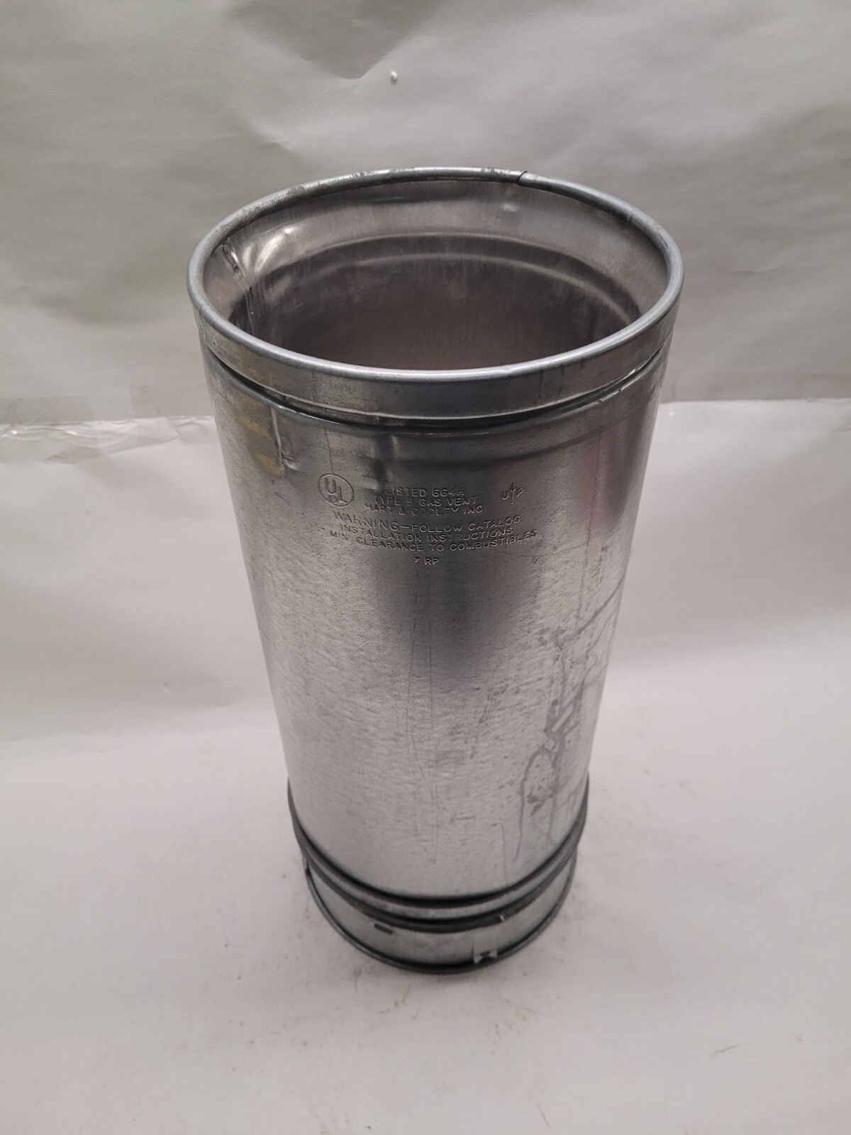 DuraVent 8" Inner Diameter Aluminum Type B Gas Vent Round Rigid Pipe 8GV18