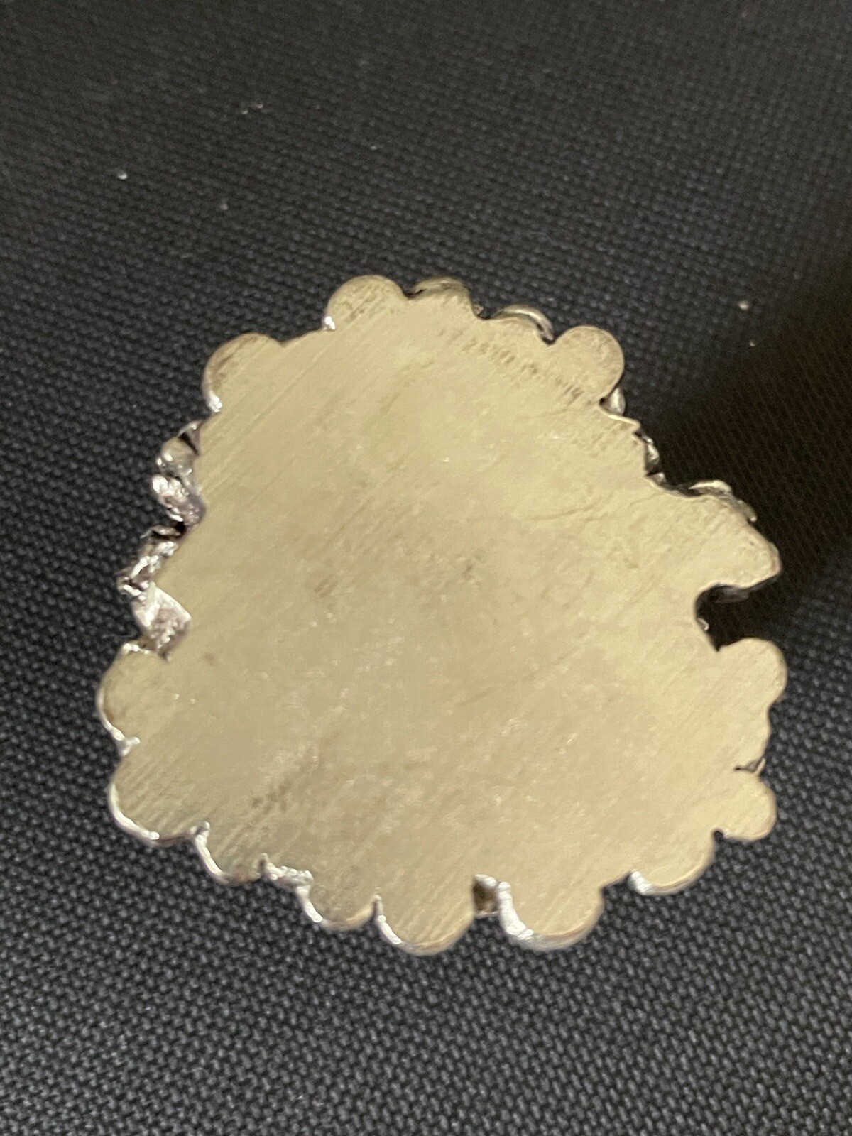 Godinger Silver Plated Cup Heavy Base Grape Design 2 Inches Tall