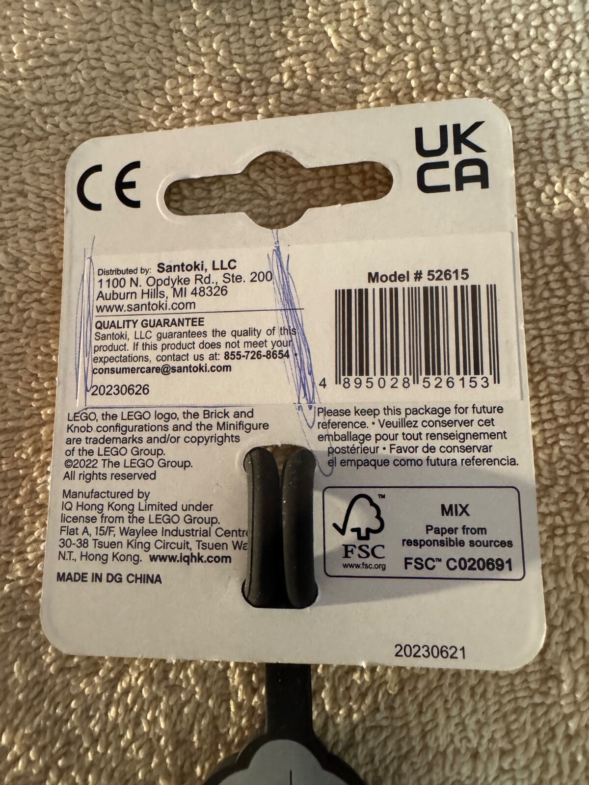 Lego STAR WARS R2D2 Stationery 2.5 X 3" Silicone Luggage Bag Tag NWT