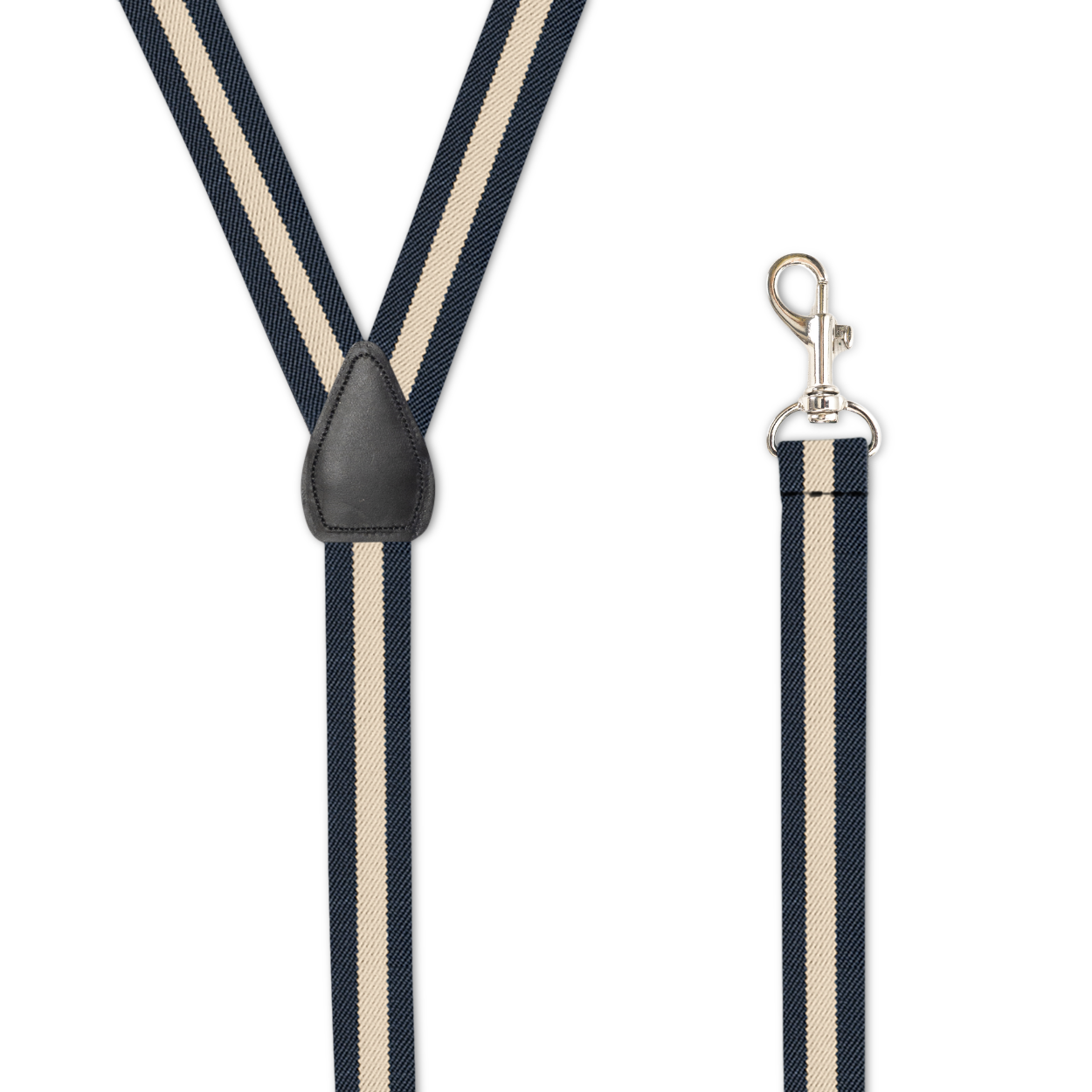 Men's Suspenders, Metal Snap-Ons, Belt Loops, Y Style, Many Colors, USA-made