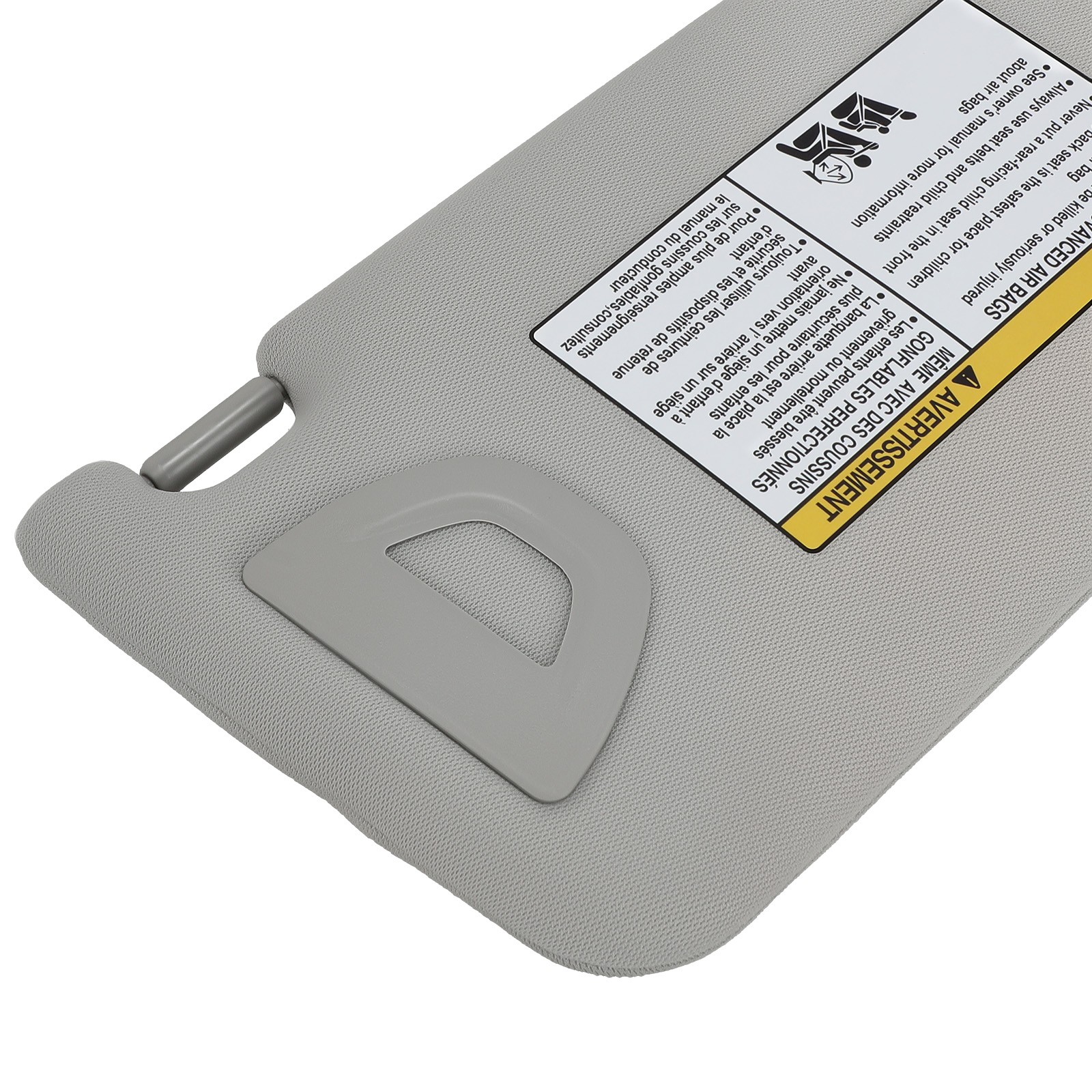 Driver+Passenger with Light Sun Visor for Nissan Altima 13-18 96401-3TA2A Gray