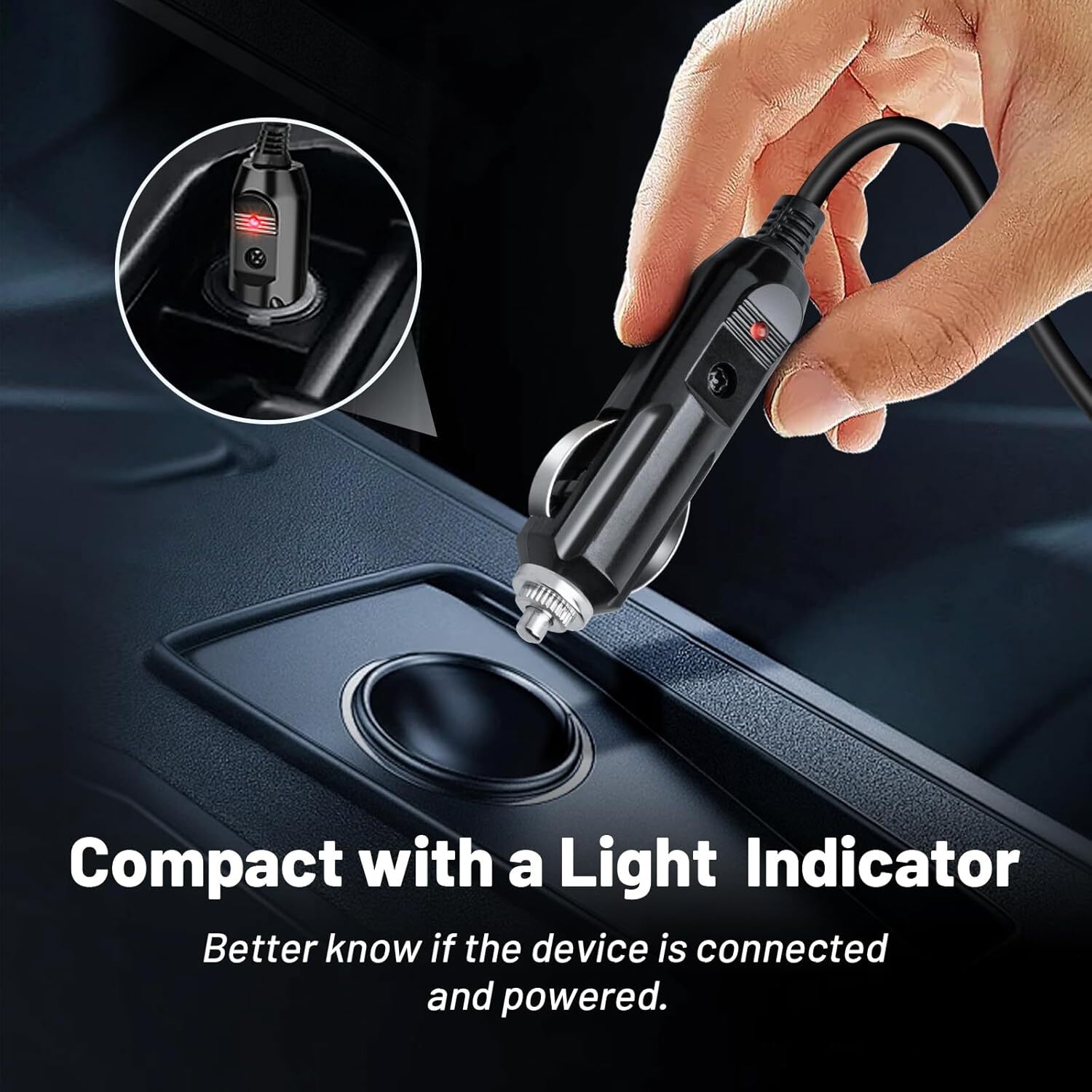 2x Radio Power Cord Cable with 12V Cigarette Lighter Plug For Midland Galaxy