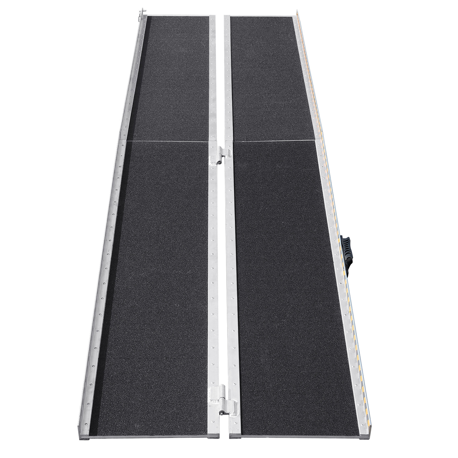 VEVOR Folding Wheelchair Ramp Portable Aluminum Threshold Ramp 10 ft 800 lbs