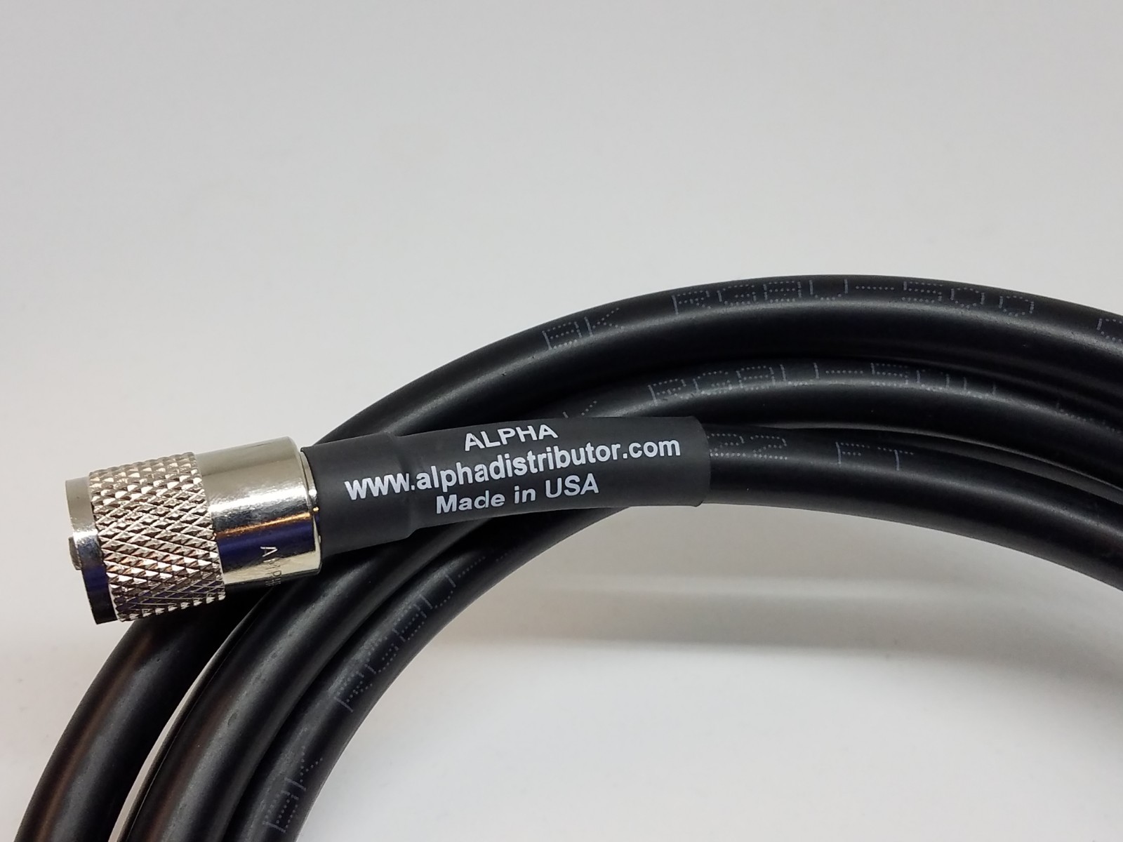 ALPHA - 100ft RG8u Coax Cable with AMPHENOL PL259s attached