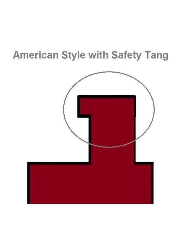 NEW 32.87” American Type 85° Press Brake Punch Die with Working Height: 3.78"