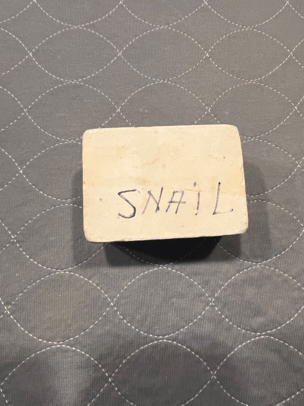 Duncan TM-16 Ceramic Slip Mold Miniature Snail Figurine Vintage Pottery 1975