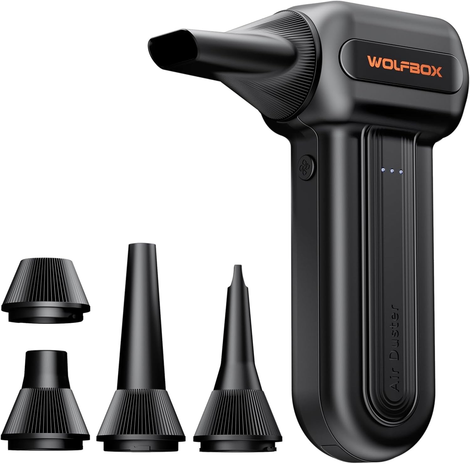 WOLFBOX MF60 Cordless Electric Air Blower Fast Charge 3 Speed for Keyboard, Car