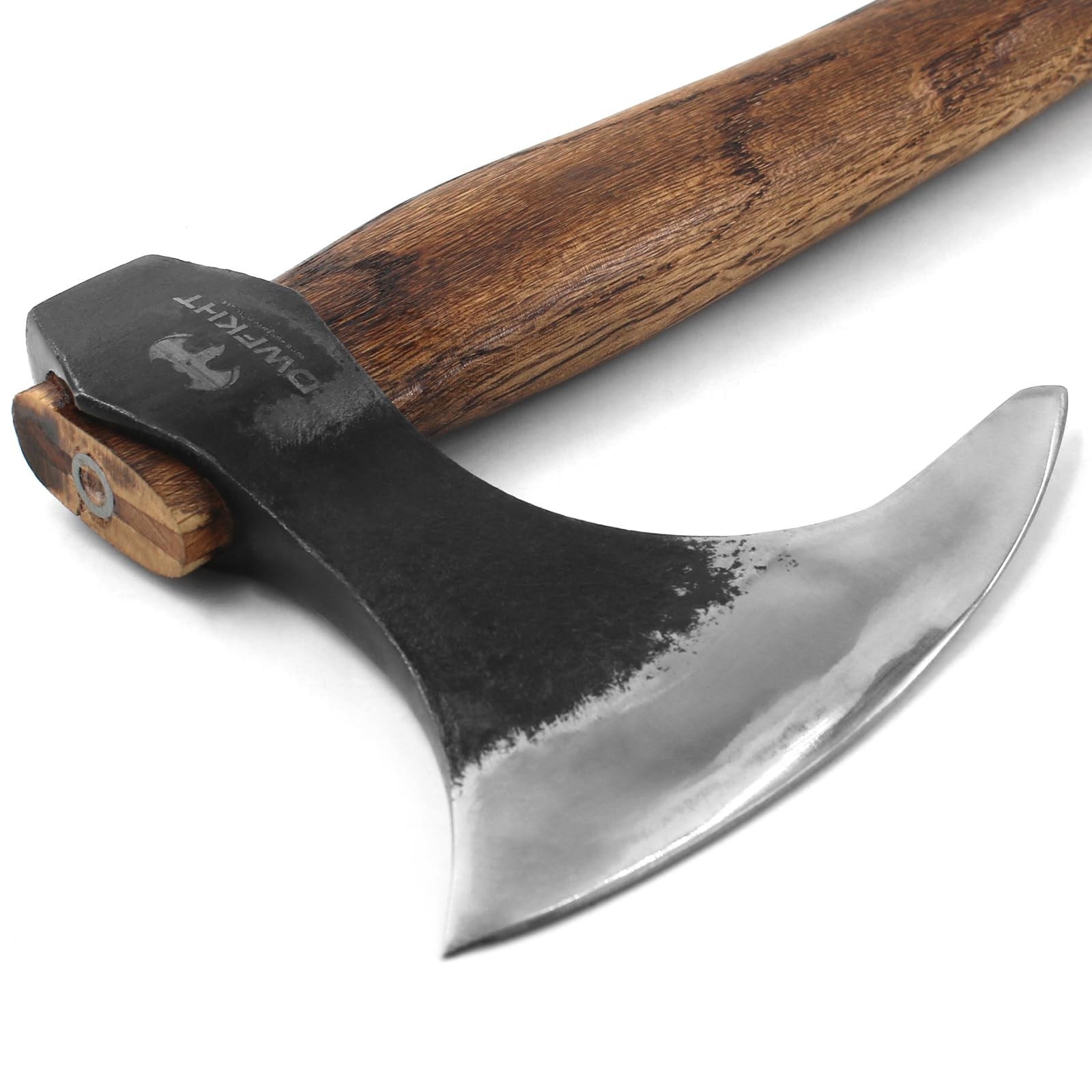 20.5" Viking Axe, Hand-Forged High Carbon Steel Tomahawk Axe, Viking Bearded ...