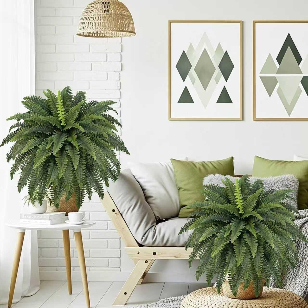 Outdoor Silk Ferns - Eco-Friendly, UV Resistant