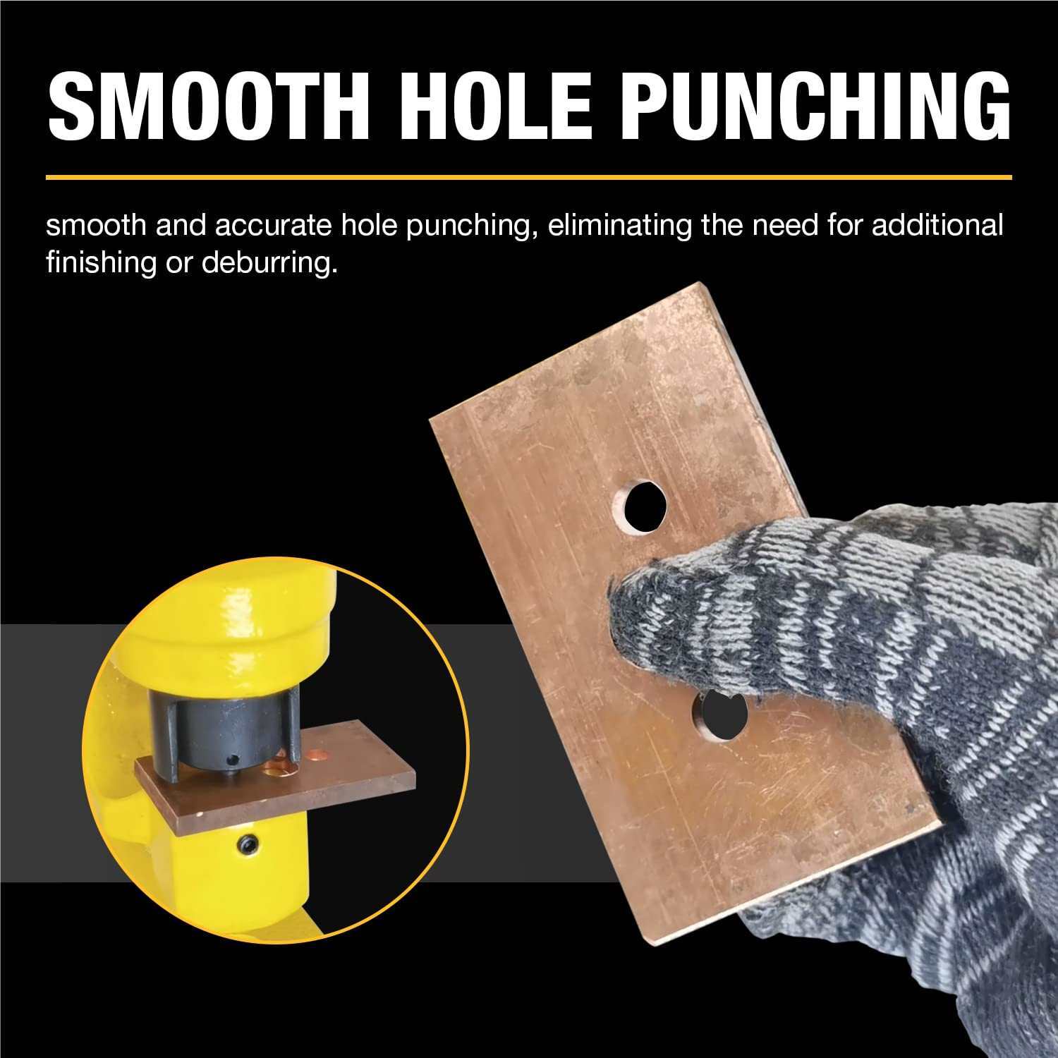 35T Hydraulic Hole Punching Tool CH-70 for Iron Plate Copper Bar Aluminum