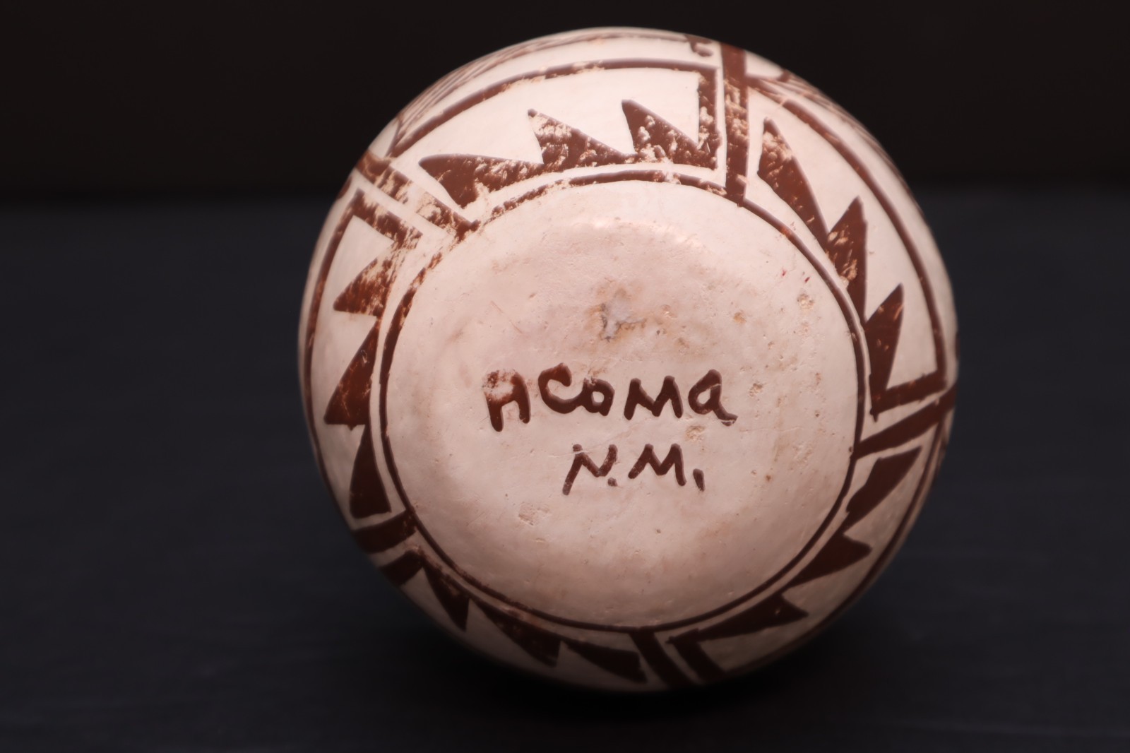 Antique Acoma Pueblo Pottery Polychrome Jar Jug Vase Pot Hand Coiled VTG Native