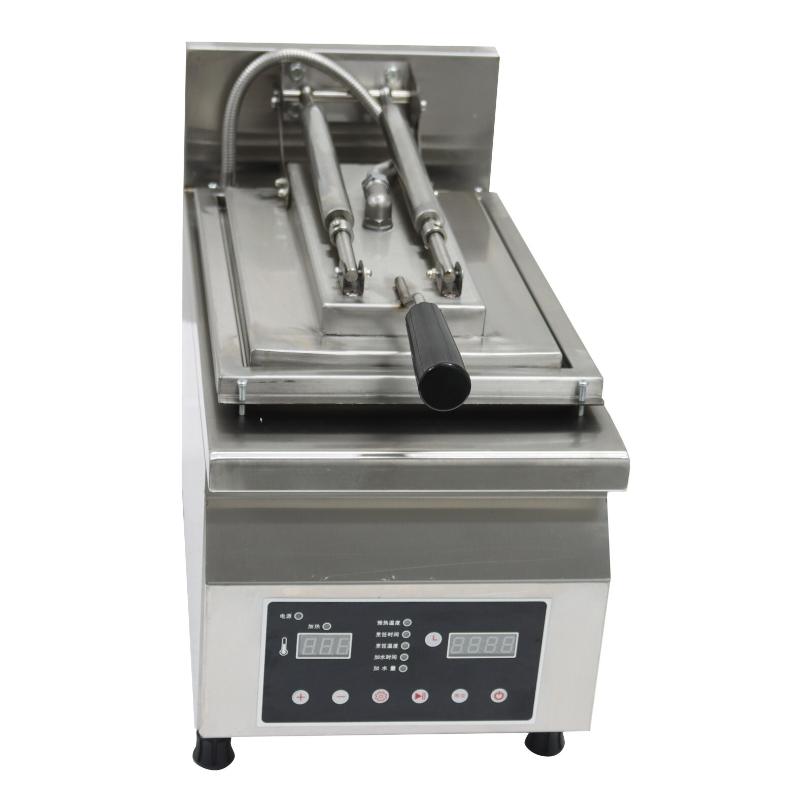 Used Fried Steam Dumpling Maker Single head Fryer Wonton Machine Automatic 220V